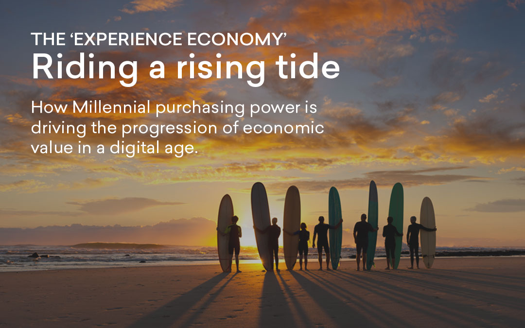 The ‘Experience Economy’: Riding a rising tide – trends and technologies driving the progression of economic value in a digital age